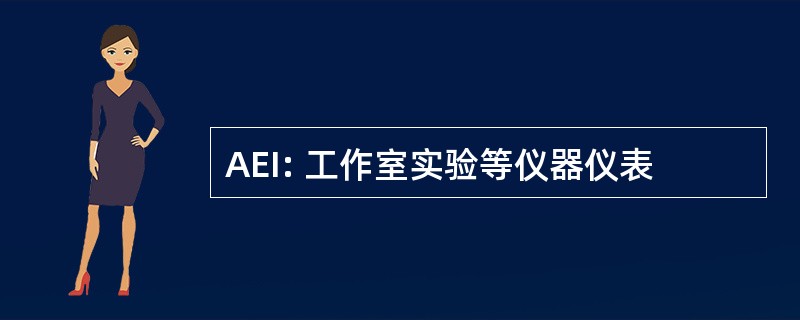 AEI: 工作室实验等仪器仪表