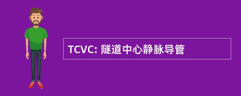 TCVC: 隧道中心静脉导管