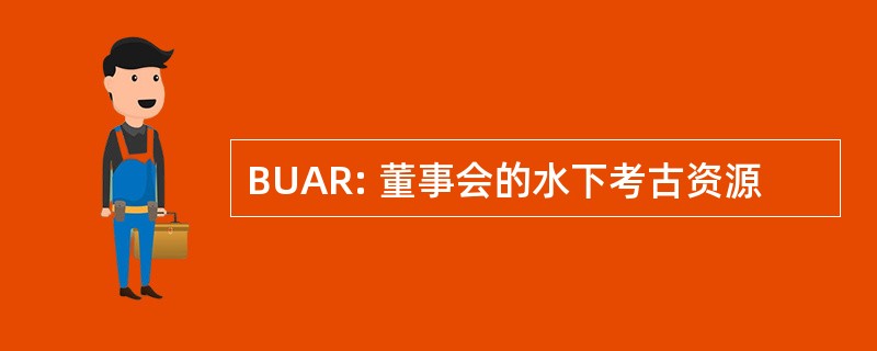 BUAR: 董事会的水下考古资源