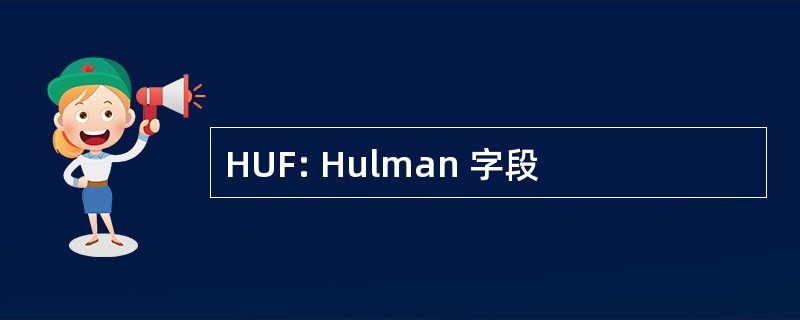 HUF: Hulman 字段