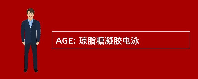 AGE: 琼脂糖凝胶电泳