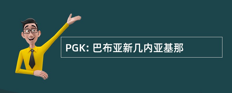 PGK: 巴布亚新几内亚基那