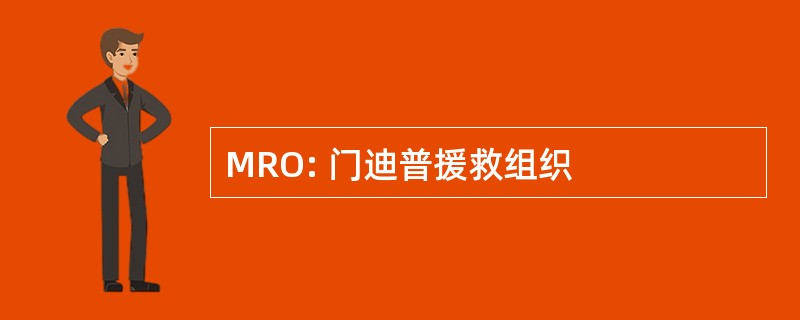 MRO: 门迪普援救组织