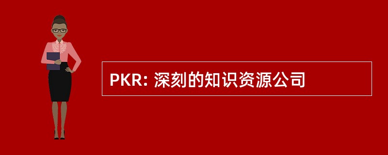 PKR: 深刻的知识资源公司