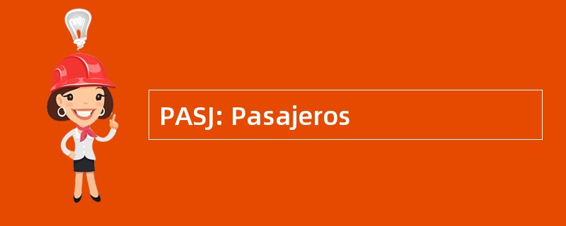 PASJ: Pasajeros