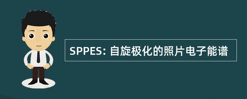 SPPES: 自旋极化的照片电子能谱