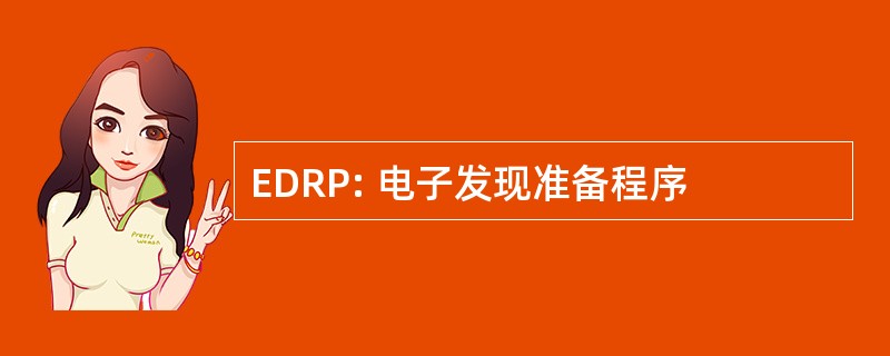 EDRP: 电子发现准备程序