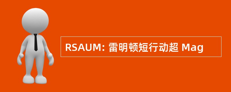 RSAUM: 雷明顿短行动超 Mag