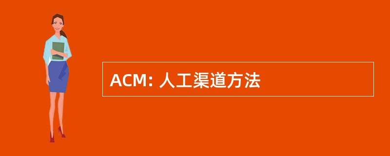 ACM: 人工渠道方法