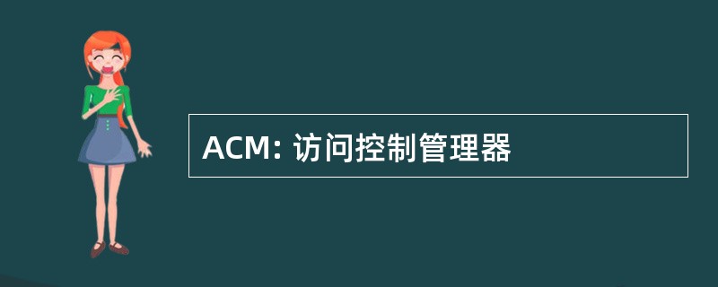 ACM: 访问控制管理器