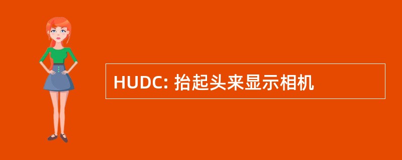 HUDC: 抬起头来显示相机