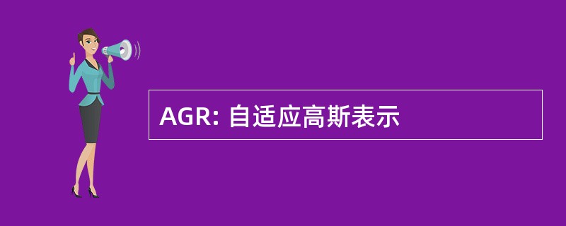 AGR: 自适应高斯表示