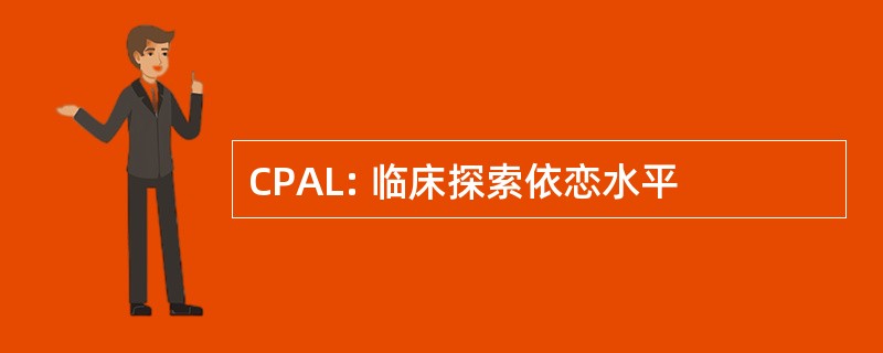 CPAL: 临床探索依恋水平