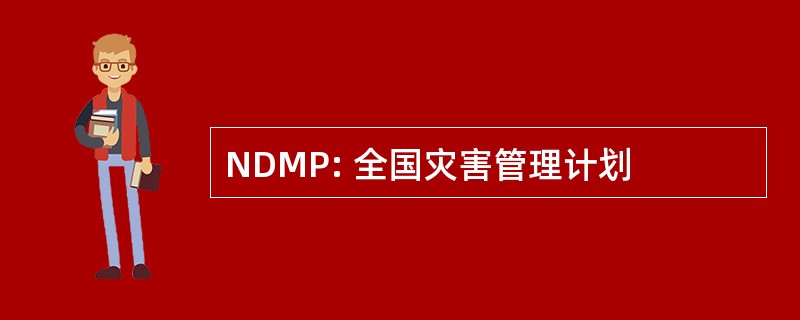 NDMP: 全国灾害管理计划