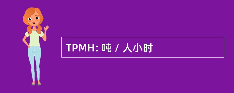 TPMH: 吨 / 人小时