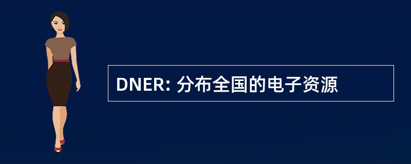 DNER: 分布全国的电子资源