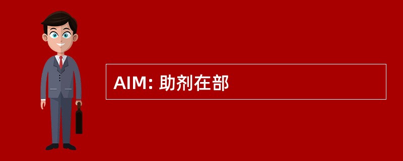 AIM: 助剂在部