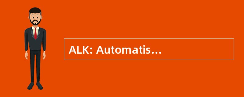 ALK: Automatisierte Liegenschaftskarte