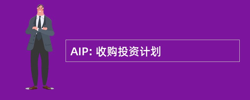 AIP: 收购投资计划