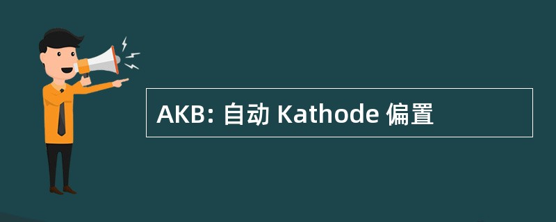 AKB: 自动 Kathode 偏置