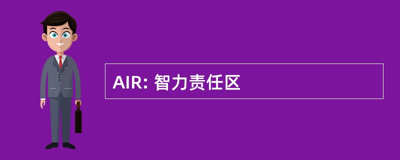 AIR: 智力责任区