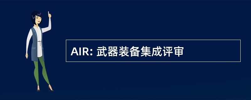 AIR: 武器装备集成评审