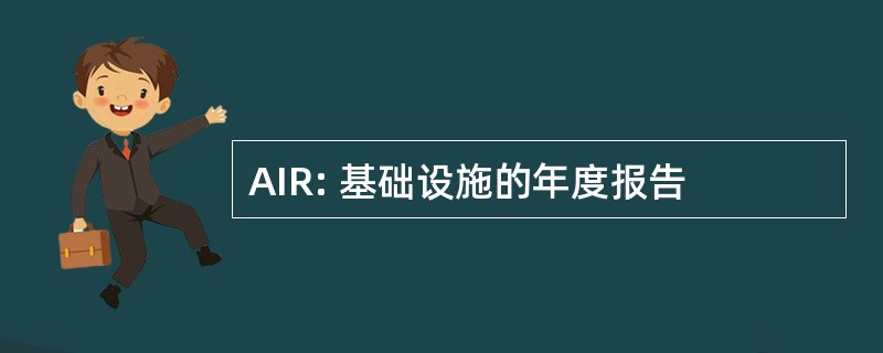 AIR: 基础设施的年度报告