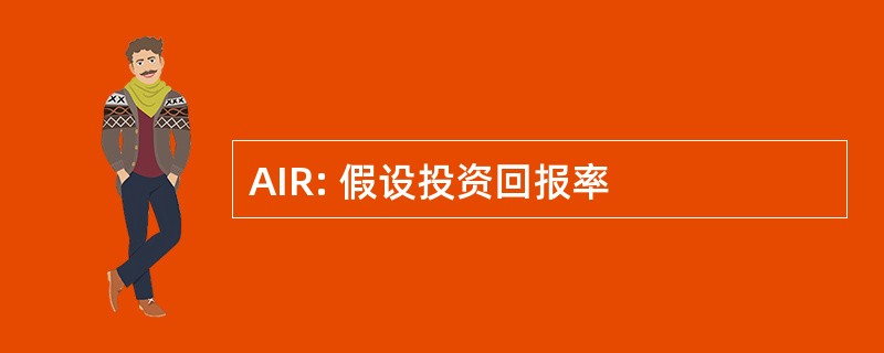 AIR: 假设投资回报率