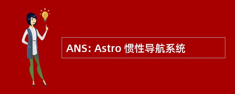 ANS: Astro 惯性导航系统