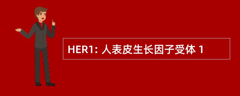 HER1: 人表皮生长因子受体 1