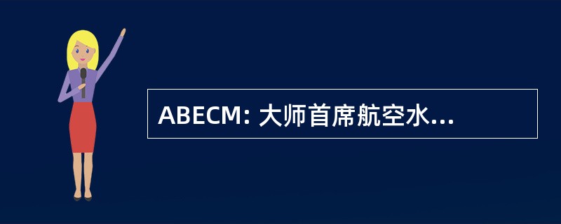 ABECM: 大师首席航空水手长的伙伴 (海军评级)