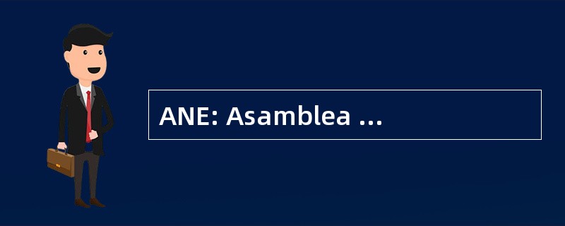 ANE: Asamblea 全国 EspaÃ±ola