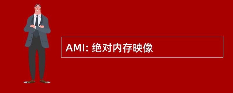 AMI: 绝对内存映像