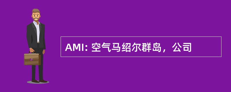 AMI: 空气马绍尔群岛，公司