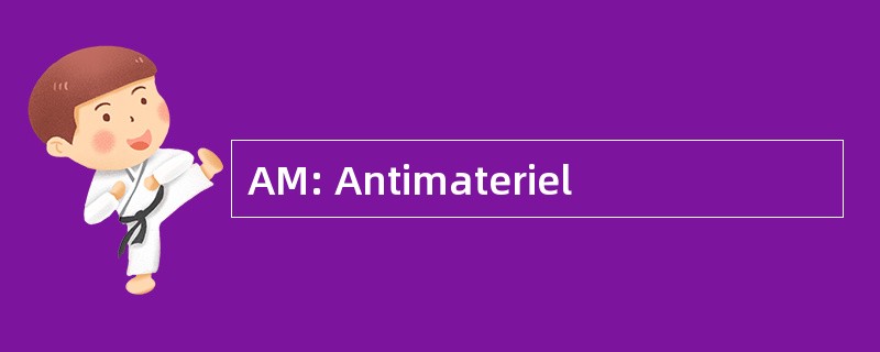 AM: Antimateriel