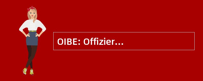 OIBE: Offizier Im Besonderen Einsatz