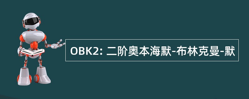 OBK2: 二阶奥本海默-布林克曼-默