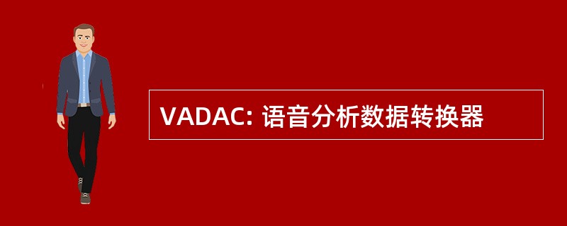 VADAC: 语音分析数据转换器