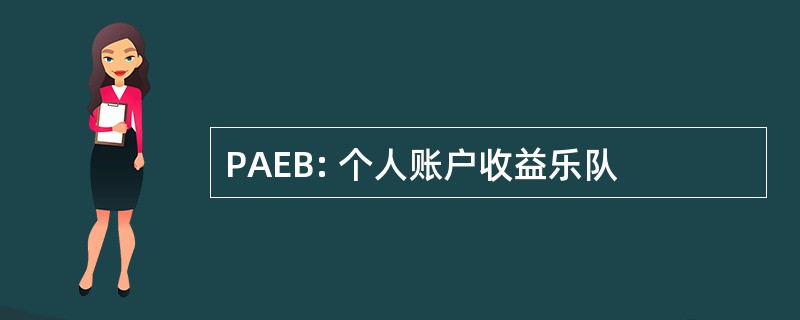 PAEB: 个人账户收益乐队