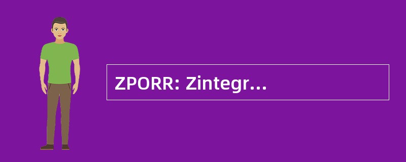 ZPORR: Zintegrowany 程序 Operacyjny Rozwoju Regionalnego