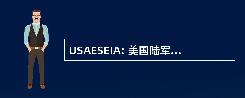 USAESEIA: 美国陆军电子系统安装工程