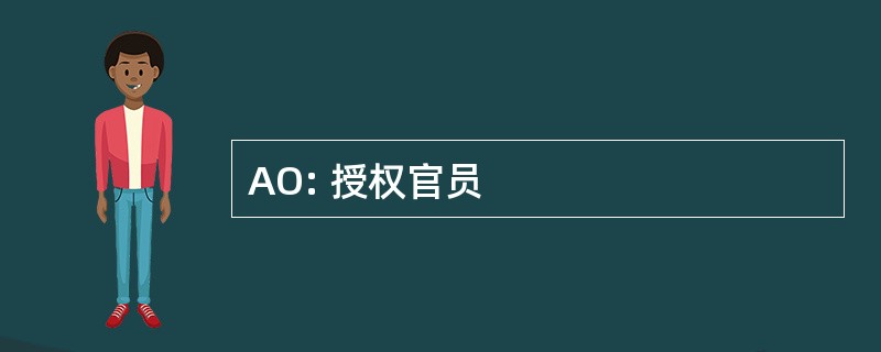 AO: 授权官员