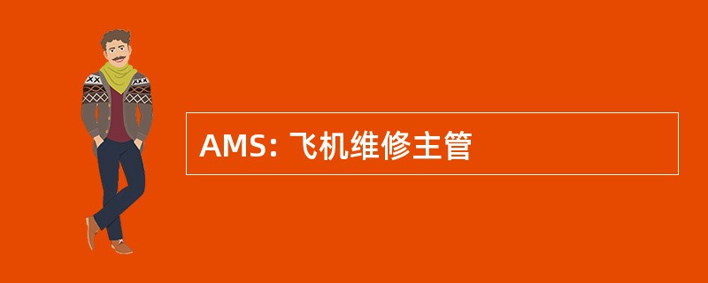 AMS: 飞机维修主管