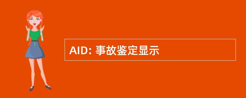 AID: 事故鉴定显示