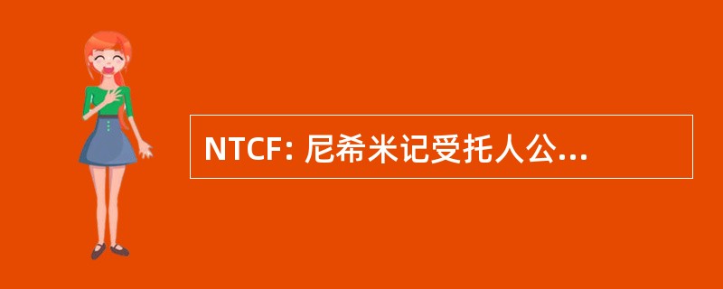 NTCF: 尼希米记受托人公约 》 基金