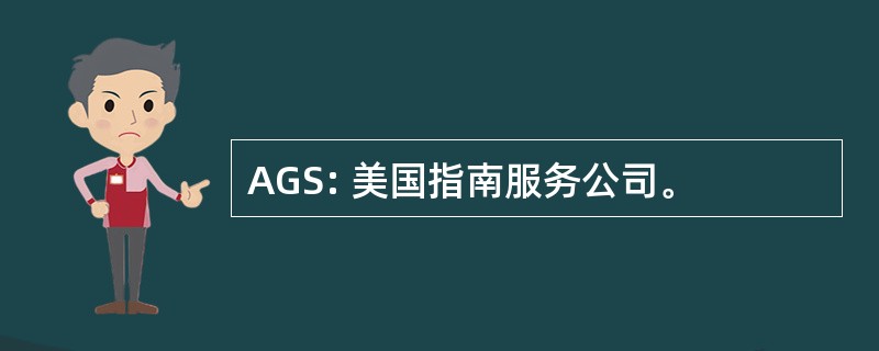 AGS: 美国指南服务公司。