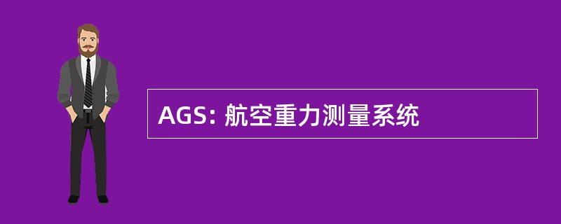 AGS: 航空重力测量系统