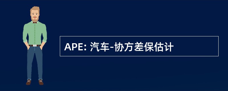 APE: 汽车-协方差保估计