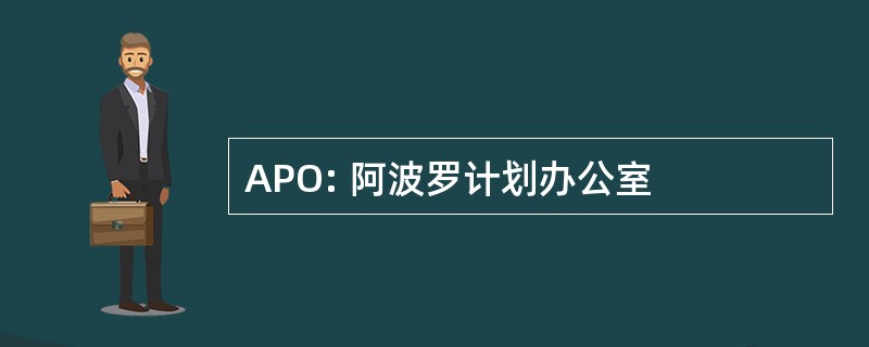 APO: 阿波罗计划办公室