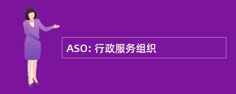 ASO: 行政服务组织